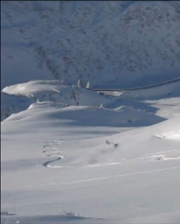 Untracked powder skiing in St. Anton, Dec 2011