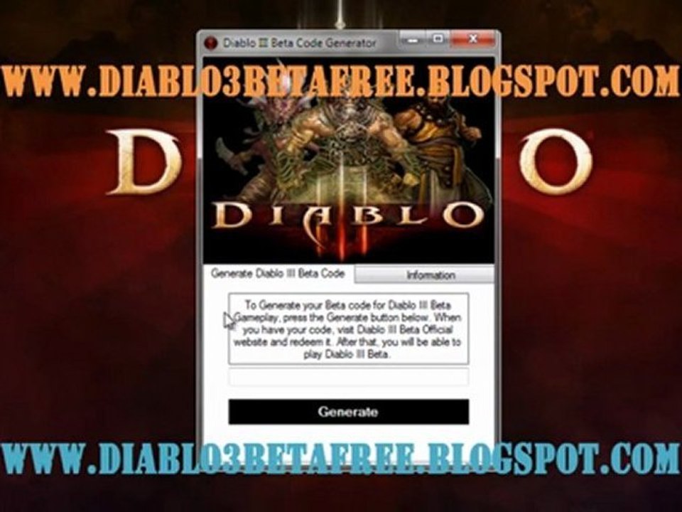 Get Diablo III Beta Keys For Free