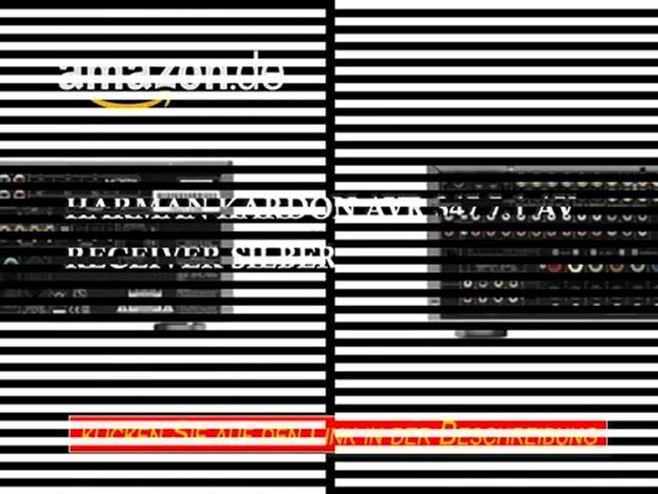 Harman Kardon AVR 347 7.1 AV Receiver silber