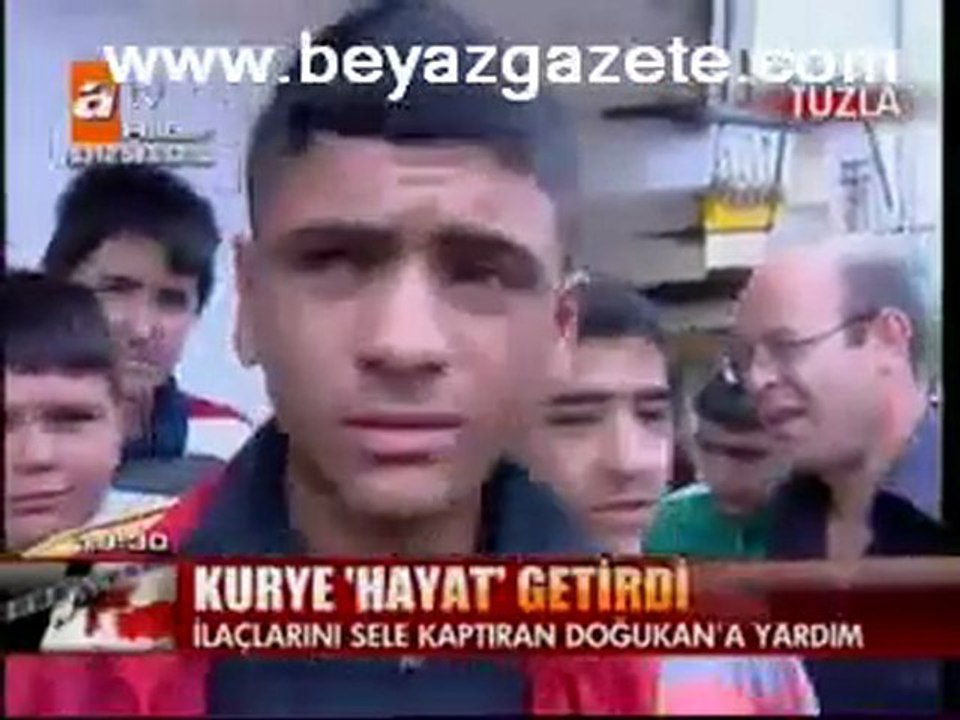 kuryeci hayat kurtardı