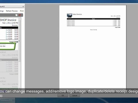 TradeMeters POS Home Module-Sales Receipt Settings and Customization