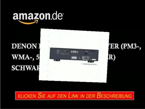 Denon DCM 500 AE CD-Player (PM3-, WMA-, 5-Fach CD-Wechsler) schwarz