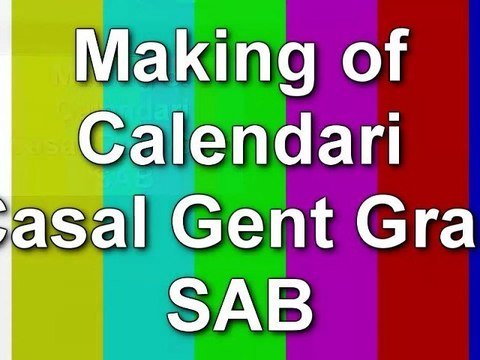 231211 making of calendari gent gran de Sant Andreu de la Barca