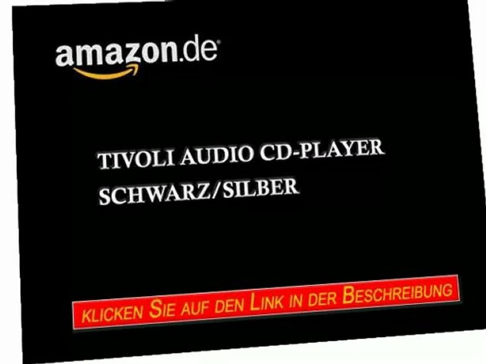 Tivoli Audio CD-Player schwarz/silber