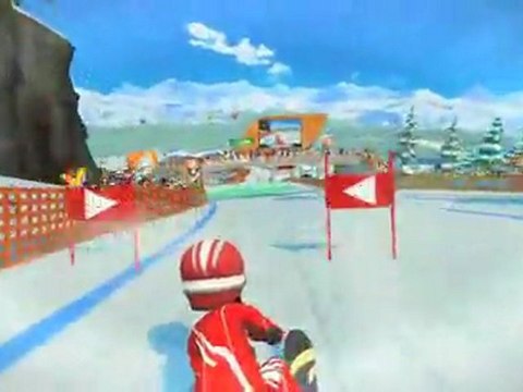 Kinect Sports : Season Two (360) - Gameplay - Ski