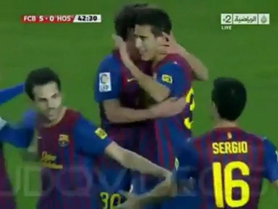 Barcelona vs Hospitalet 9-0 - All goals