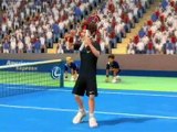 Grand Chelem Tennis (WII) - tournage publicité