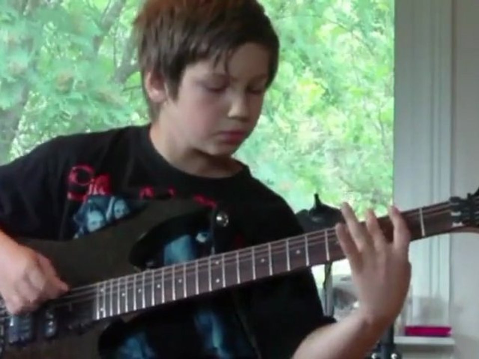 children of bodom cover david kontra 11ans !