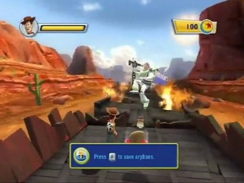 Toy Story 3 (WII) - Gameplay part. 1