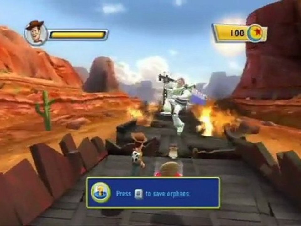 Toy Story 3 (WII) - Gameplay part. 1