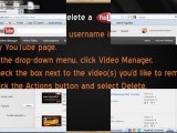 How to Delete a Video on YouTube 2011 New Vision