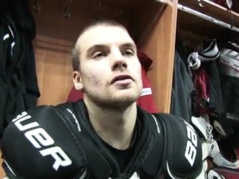 Илья Антоновский после игры с к.Авангард 23.12.11.