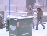 Ankara Güne Kar Yağışıyla Başladı