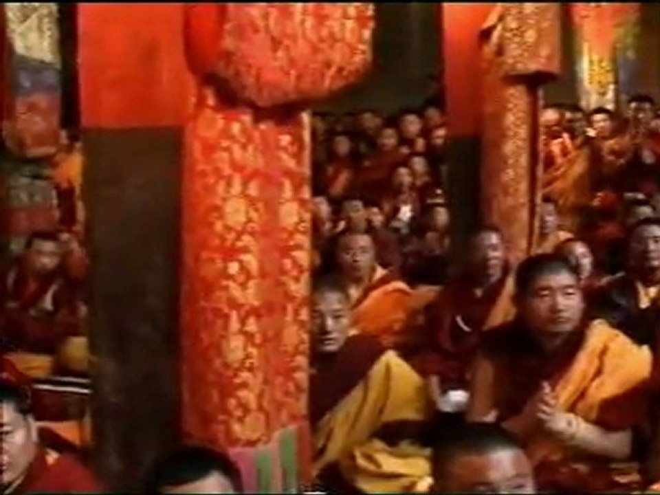 Enthronement of the Seventh Dzogchen Rinpoche in Dzogchen Monastery Tibet (Tibetan)