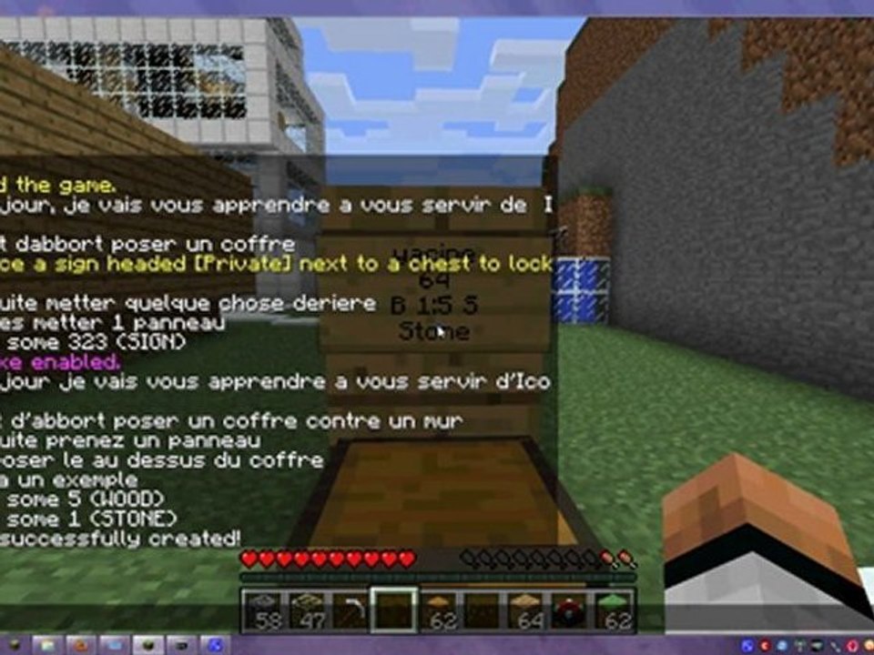 Minecraft -Tutoriel: Iconomy et Chestshop-