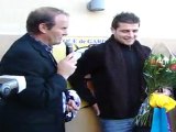 Cédric et Johann Carrasso ont inauguré l' Ecole de Gardien de But du Stade Maillanais