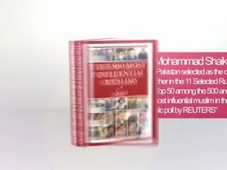 IIPC Mohammad Shaikh Recognized amongst 11Runners up in 500 Most Influential Muslims 2010 Edition.