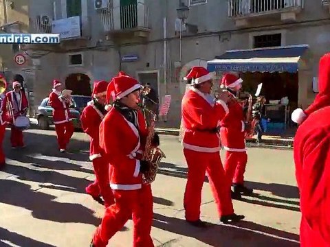 Natale ad Andria: l'esibizione del Complesso Civico Bandistico Città di Trani