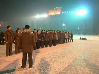 North Korea in mourning frenzy