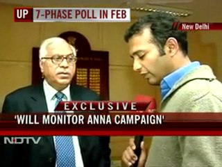 Will monitor Anna campaign: Election Commission