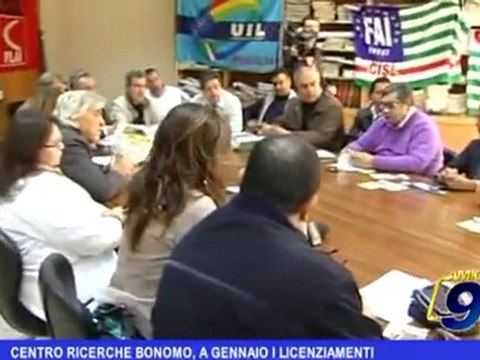 Centro ricerche Bonomo, a gennaio i licenziamenti