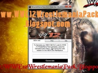 WWE 12 WrestleMania Pack DLC Game Download Free- Xbox 360 - PS3