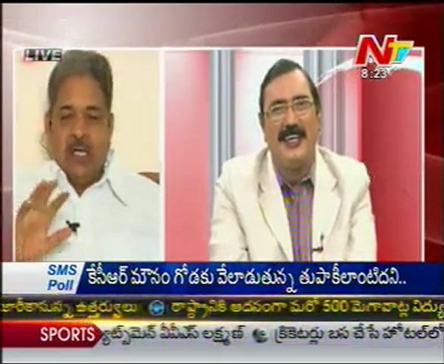 Live Show with KSR-YSR Cong Jupudi-TDP Kambhampati-Cong Kotagiri Vidyadhar Rao - 03