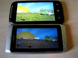 Angry Birds HTC Mozart VS Nokia N8