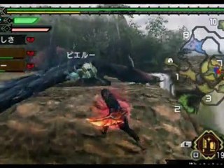 mhp3rd :mort d'un chauve-souris wyvern (nargacuga)