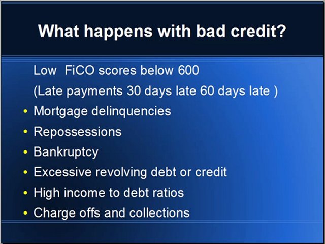 Bad credit Home Loans and Mortgages
