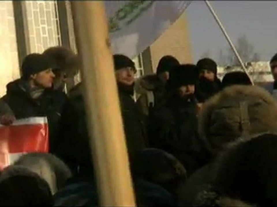 Митинг в Новосибирске