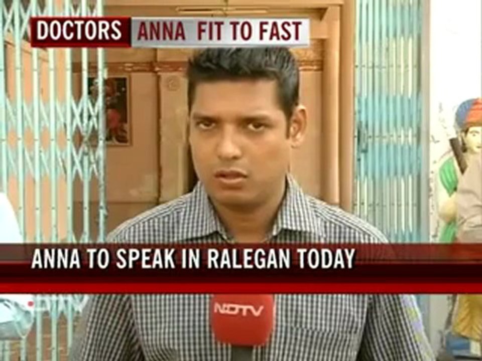 Lokpal Bill battle: Anna 'fit and ready' for fast