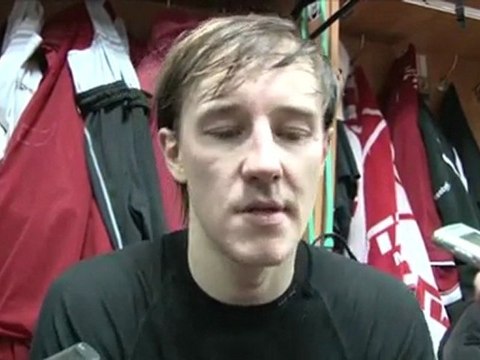 Олег Губин ,Илья Антоновский после игры с к.Металлург Мг 21.12.11.