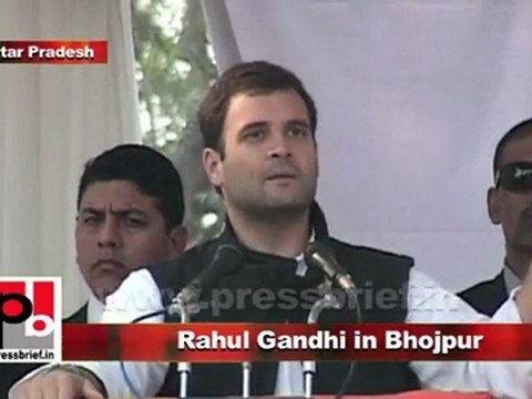 Congress Leader Rahul Gandhi in Bhojpur (U.P) Part 13