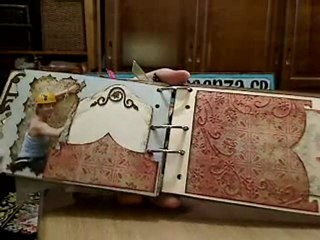 MINI-ALBUM SCRAPBOOKING  avec scrapaganza.fr