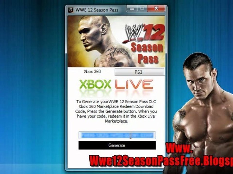 How to Unlock WWE 12 Season Pass Code For Free!!