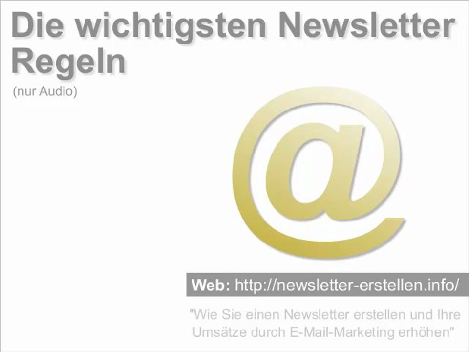 Die wichtigsten newsletter-regeln, die sie einhalten sollten, wenn sie e-mail-marketing betreiben