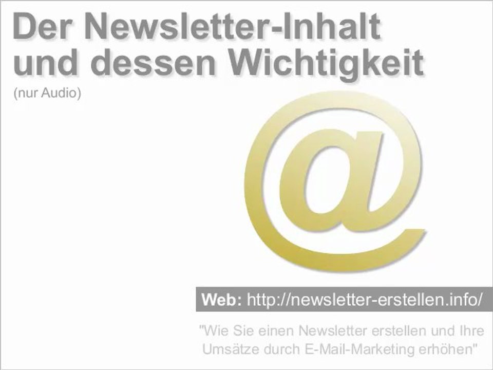 Wie wichtig ist der Newsletter-Inhalt?