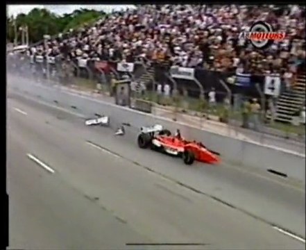Champ car Miami 2003 Big crash Servia en français (Ab Moteurs)