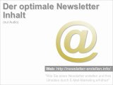 Der Newsletter Inhalt mit echtem Mehrwert