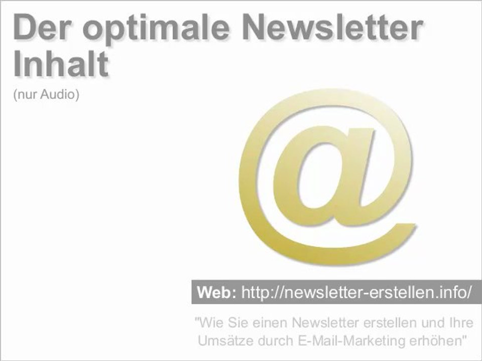 Der Newsletter Inhalt mit echtem Mehrwert