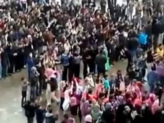 Tanks and protests in Syria