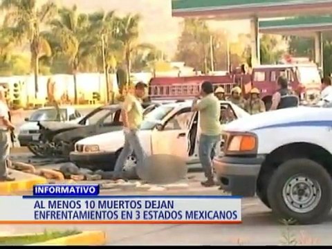 Sangriento fin de semana navideño deja cerca de diez víctimas mortales en México