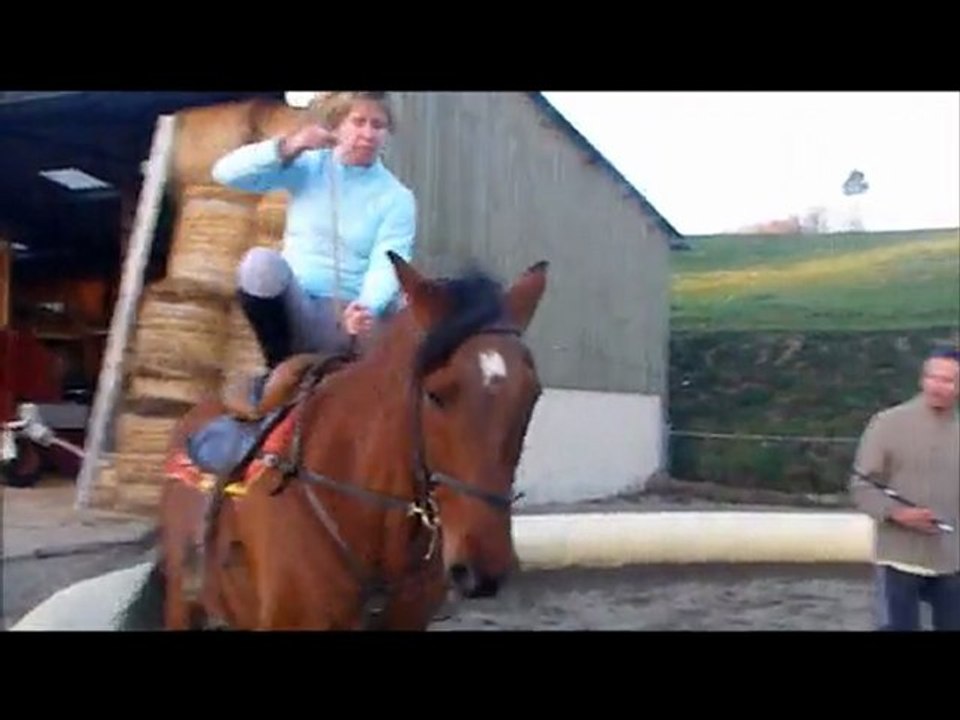 Agnès et Mélody stage de voltige