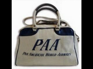 Pan Am Vintage-Style Weekend Bag