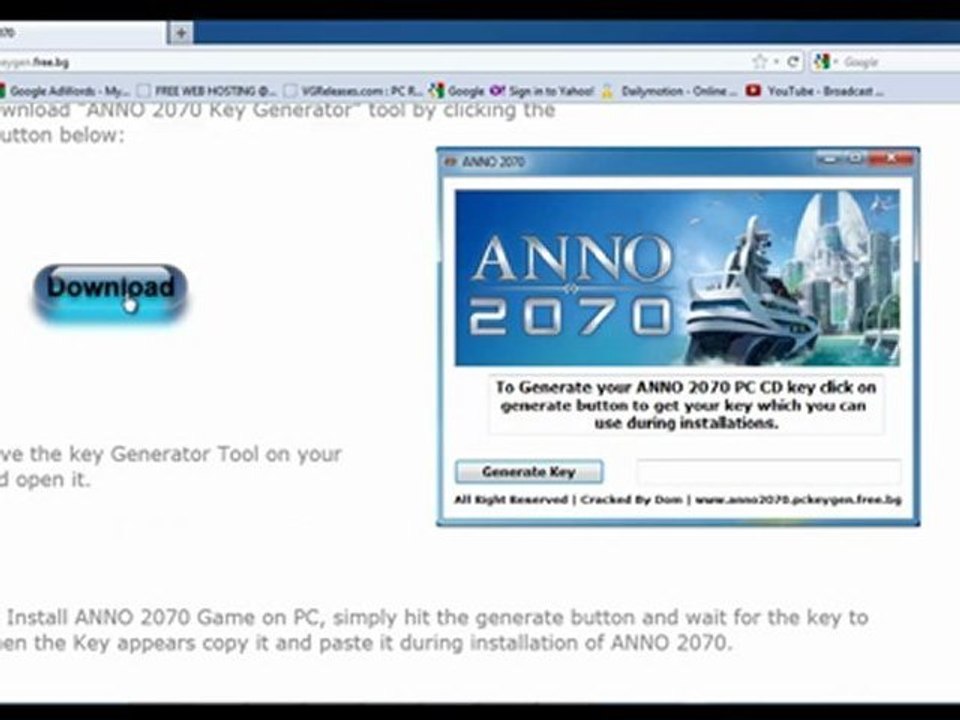 ANNO 2070 PC Keygen