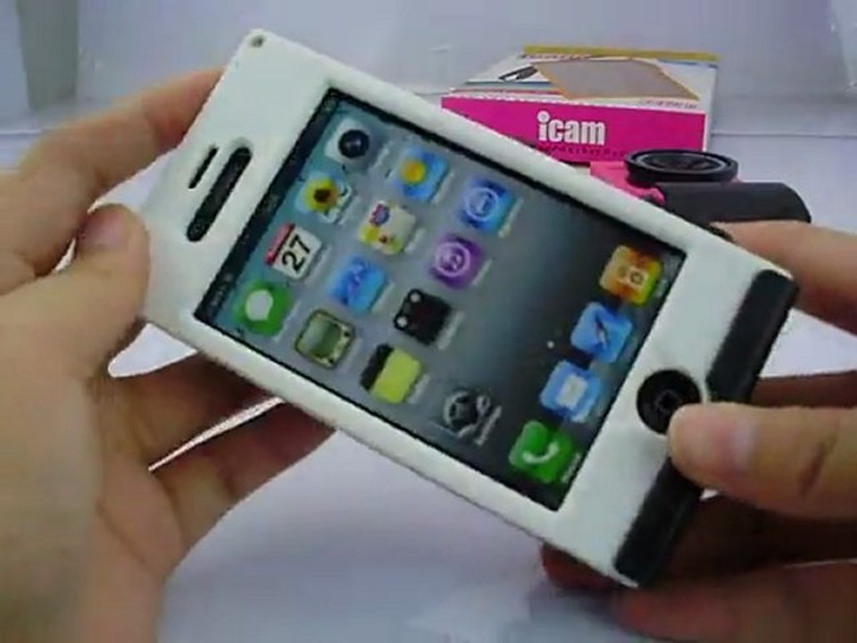 iCam Camera Designed iPhone 4S Cover Case Pack