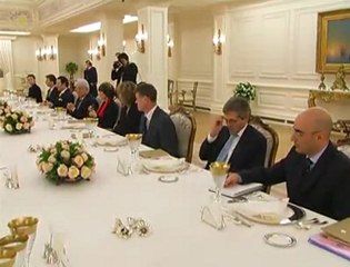 İsviçre Konfederasyonu Başkanı Calmy-Rey Çankaya Köşkü’nde