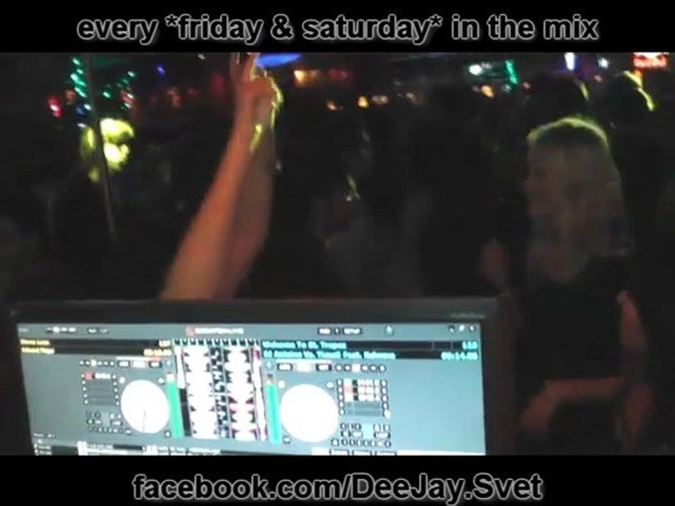 the real DJ @ work!! (DJ SVET @ in the mix)