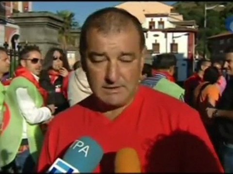 Los mineros de Asturias realizan una marcha a Oviedo
